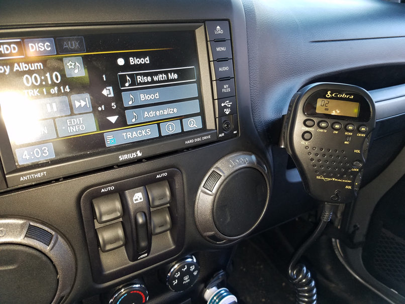 New to me 2014 Jeep Wrangler JKU 10 jeep jk cobra cb installed