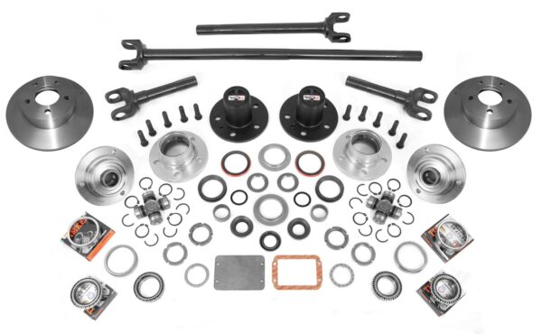 1984-2006 Jeep YJ/TJ/XJ Manual Locking Hub Conversion Kit - Fits Dana 30 Axles - 12198