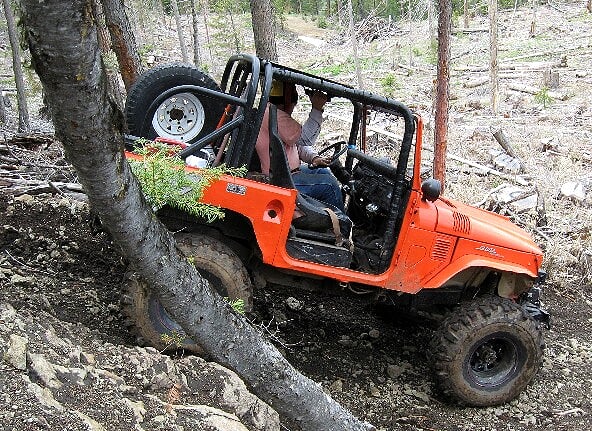 Orange FJ40