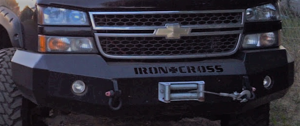 iron cross silverado duramax winch bumper