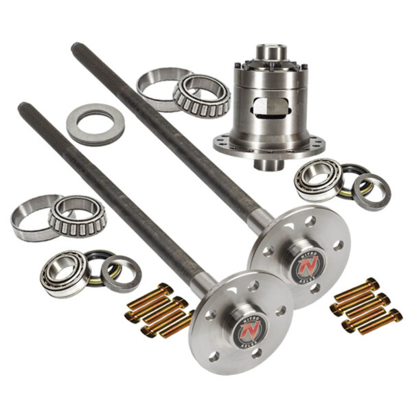 AMC 35 Axle Kit 8490 Jeep YJ/XJ/MJ 30 Spline Bolt In Axle Kit W/Detroit Locker Nitro Gear and