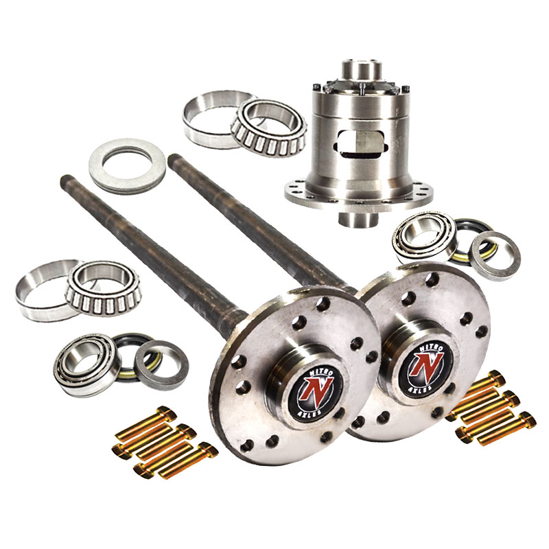 AMC 35 Axle Kit 30 Spline C/Clip W/Detroit Locker Jeep MJ TJ XJ YJ ZJ