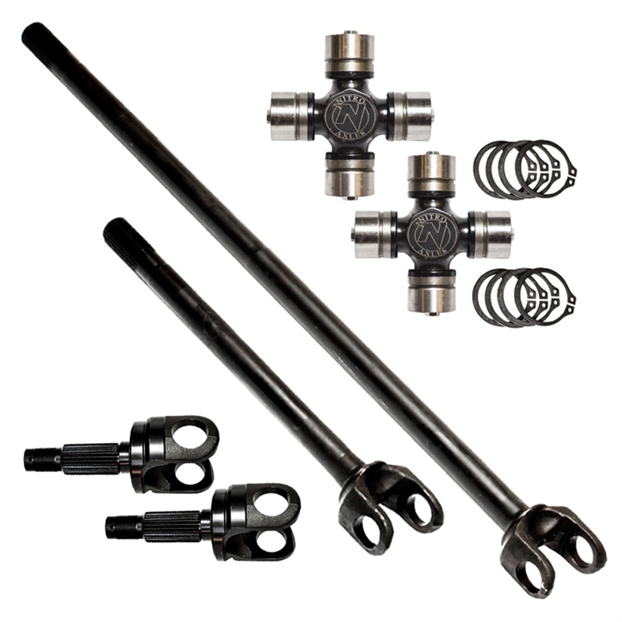 32/35 Spline, Nitro 4340 Front Axle Upgrade Kit for Dana 44 Nitro Gear