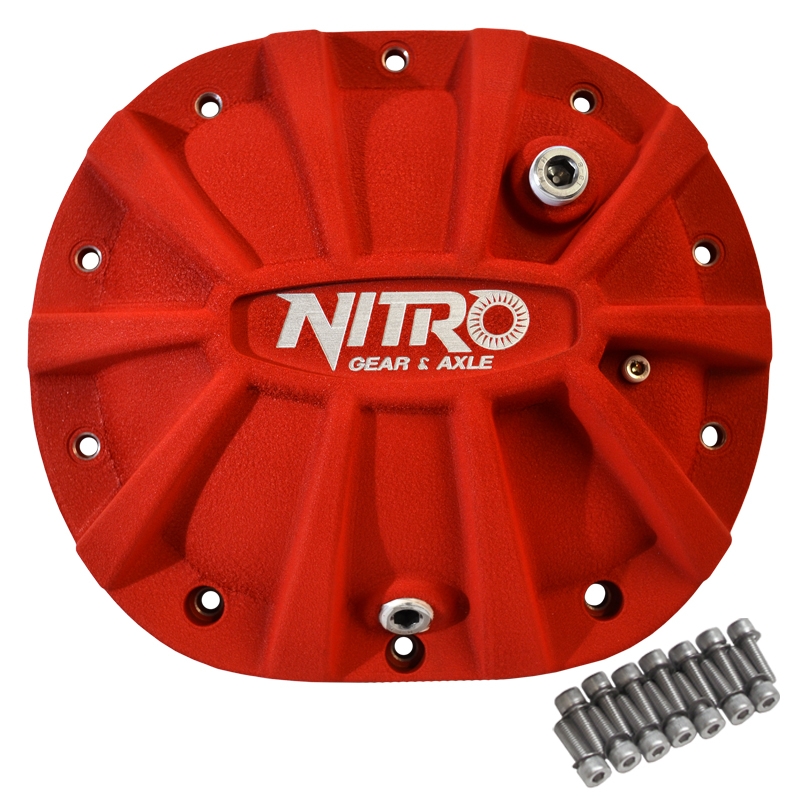Chrysler 8.25 Inch Nitro Xtreme Diff Cover Red Nitro Gear Ron the