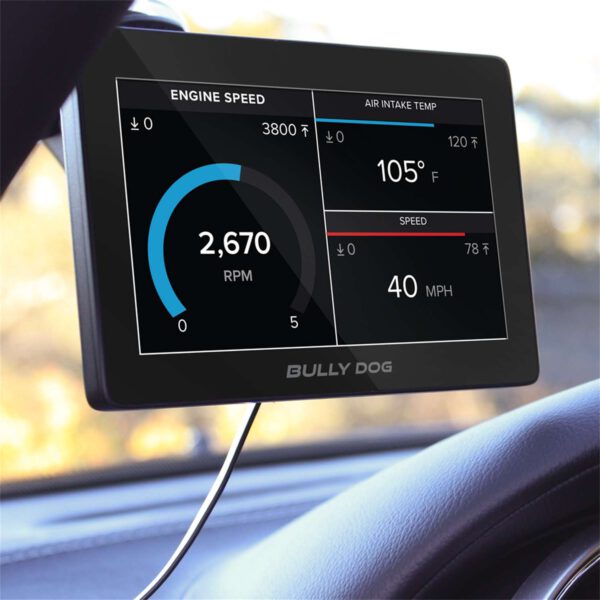 GTX Watchdog Gauge Monitor 5 Inch Capacitive Touch Screen Not Legal For Sale Or Use In California Bully Dog - Image 2