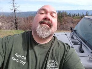 About 4 Ron the Parts Guy Jeep above Easton