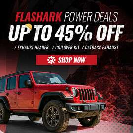 45% off jeep performance parts banner